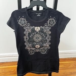 DKNY Jeans Black T-shirt sz M